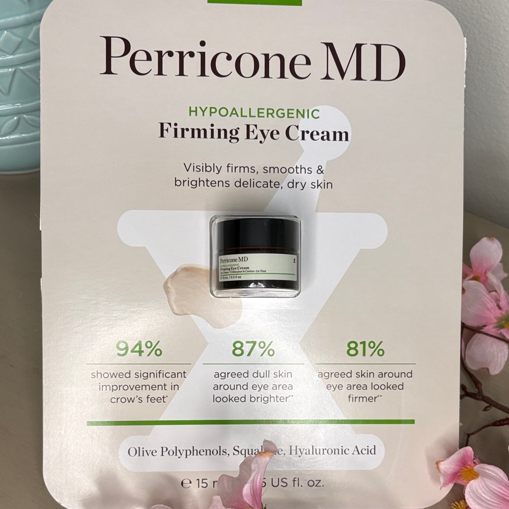 Perricone MD Hypoallergenic Firming Eye Cream 0.5 fl. Oz New